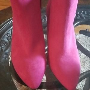 Pink boots